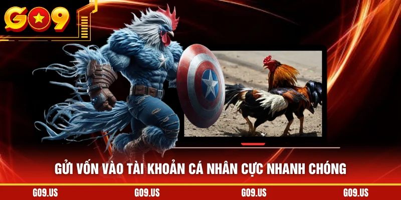 Gửi vốn vào tài khoản cá nhân cực nhanh chóng