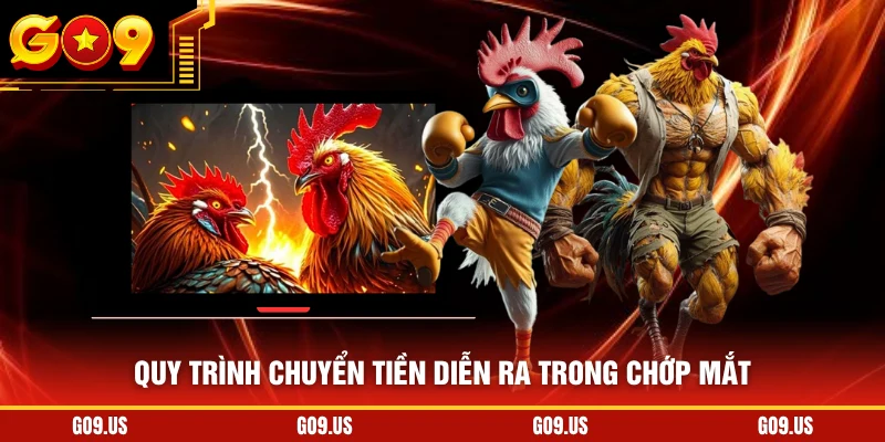 Quy trình chuyển tiền diễn ra trong chớp mắt